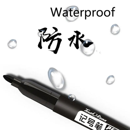 Permanent Markers 6-Piece Set with Waterproof Fine Tip Ink