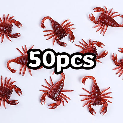 Fake Cockroach Toy – Realistic Prank Insect 50-Piece Set