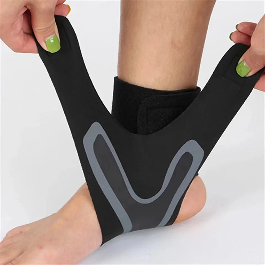 Ankle Brace Support – Adjustable Compression Sleeve for Sports & Running