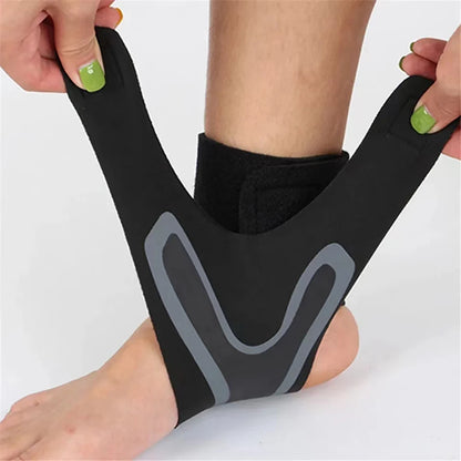 Ankle Brace Support – Adjustable Compression Sleeve for Sports & Running