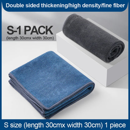 Microfiber Car Cleaning Towel Soft Double Layer Drying Cloth