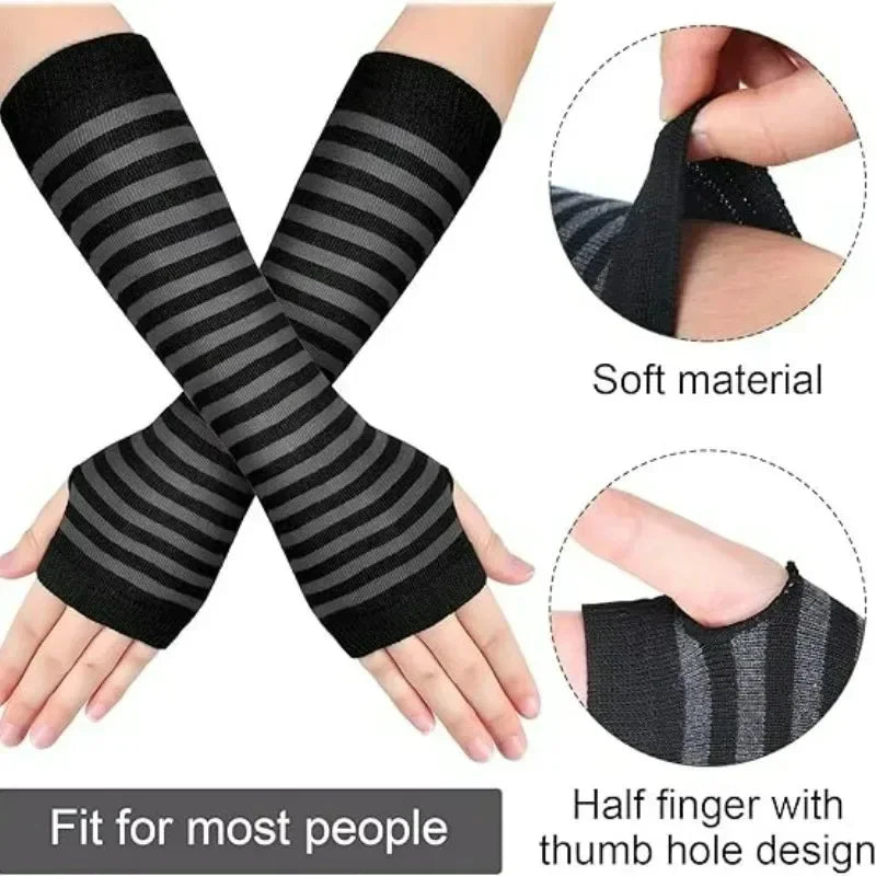 Fingerless Gloves – Knitted Arm Warmers for Cold Weather