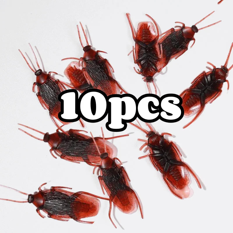 Fake Cockroach Toy – Realistic Prank Insect 50-Piece Set