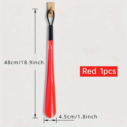 Extra Long Handle Shoe Horn – Flexible No Bend Shoe Helper