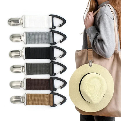 Hat Clip for Bag – Portable Travel Hat Holder for Outdoor Use
