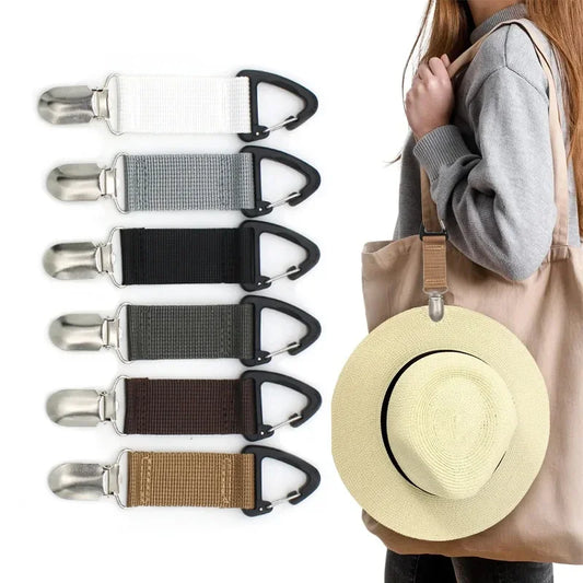 Hat Clip for Bag – Portable Travel Hat Holder for Outdoor Use