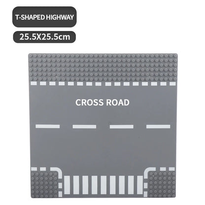 Base Plate 32*32 Building Block Sets City View Traffic Road Figures Construction Toys Bricks Dots Plastic Baseplates For Youths