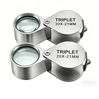Jewelry Magnifying Loupe – Portable Folding Magnifier for Reading