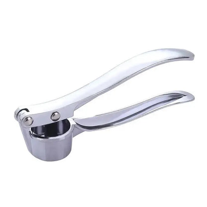 Garlic Press Manual Zinc Alloy Garlic Crusher with Stainless Steel Blade