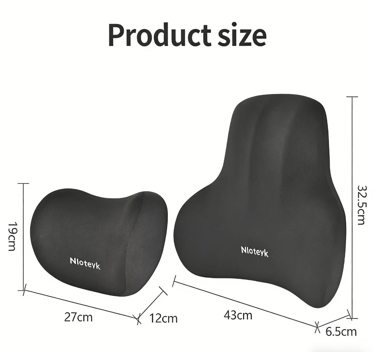 Car Neck Pillow – Memory Foam Neck Support Cushion