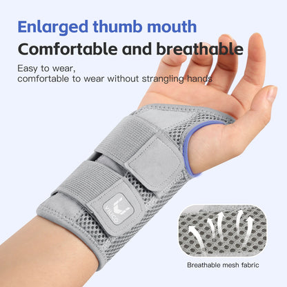 Wrist Brace with Adjustable Straps for Everyday Hand Support