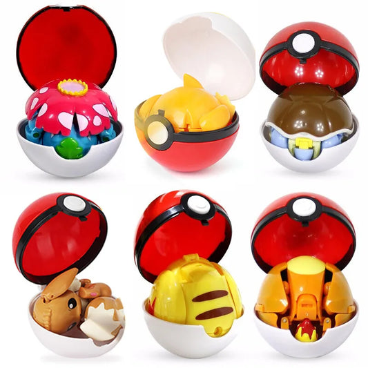 Transforming Toy Ball, PVC Character Figure Collectible Model