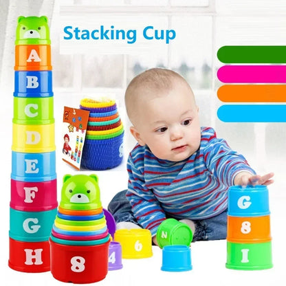 Stacking Cups Game – Speed Challenge Educational Toy for Kids