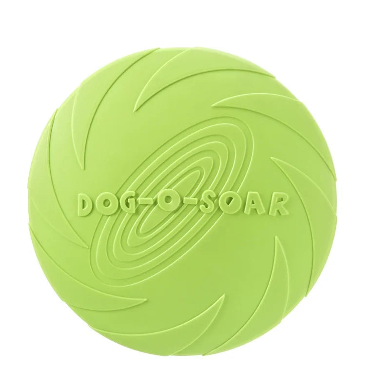 Dog Flying Disc – Rubber Interactive Throwing Toy for Dogs and Cats