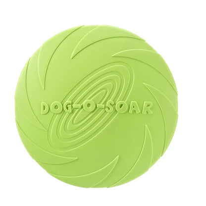 Dog Flying Disc – Rubber Interactive Throwing Toy for Dogs and Cats