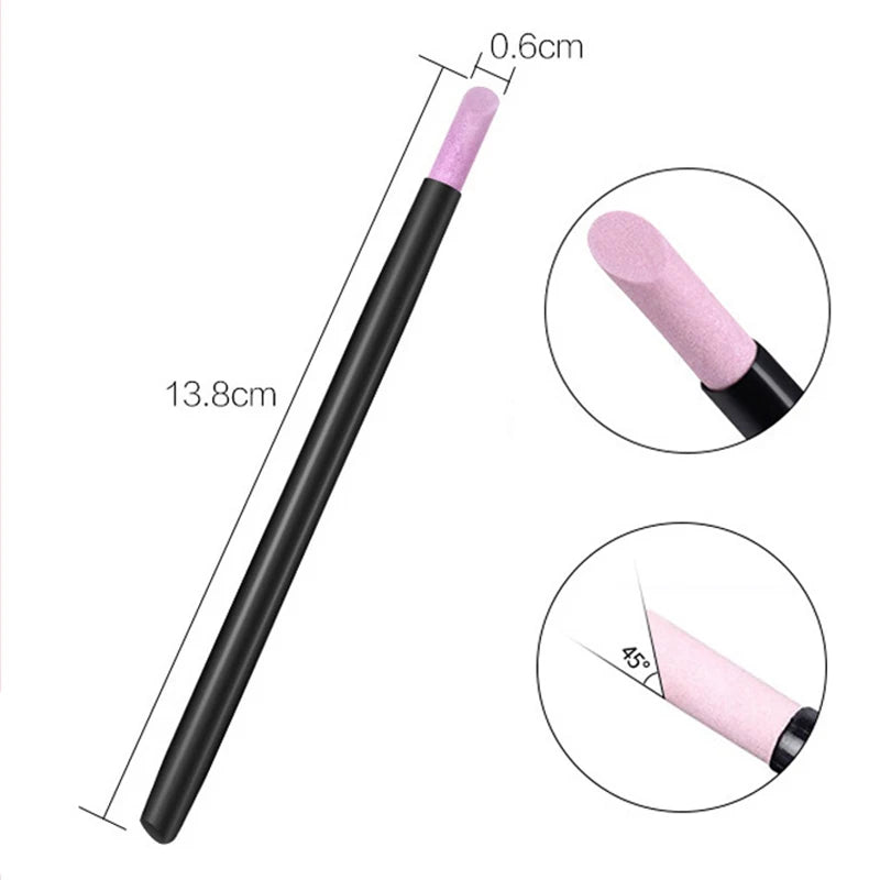 Nail Cuticle Remover Tool – Quartz Grinding Pen for Manicure Care