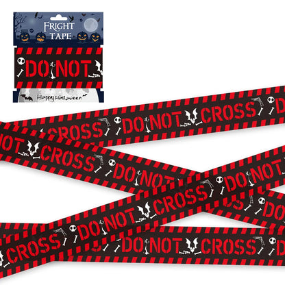 Halloween Warning Tape – Skull Design Spooky Party Decoration