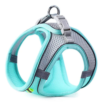 Reflective Pet Harness – Breathable Adjustable Vest & Leash Set