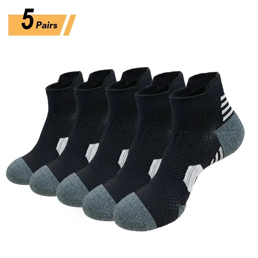 Non-Slip Running Socks – 3 Pairs Quick-Dry Athletic Sports Socks