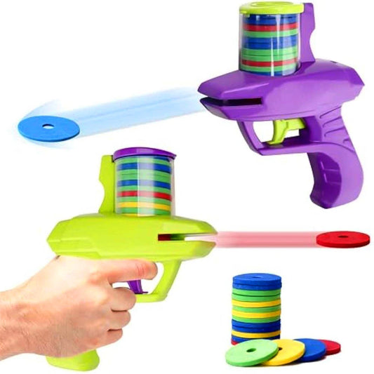 Flying Disc Launcher Toy – Outdoor Shooting Game for Kids