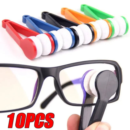 Portable Eyeglass Cleaning Brush – Microfiber Glasses Cleaning Tool