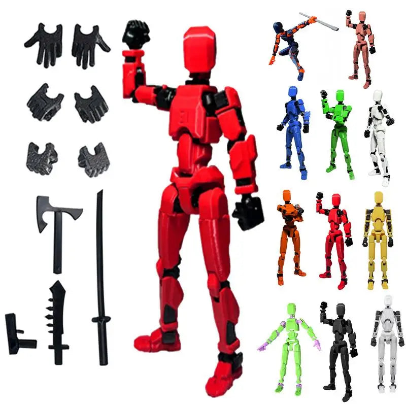 Robot Action Figure – Multi-Jointed Movable Model Toy