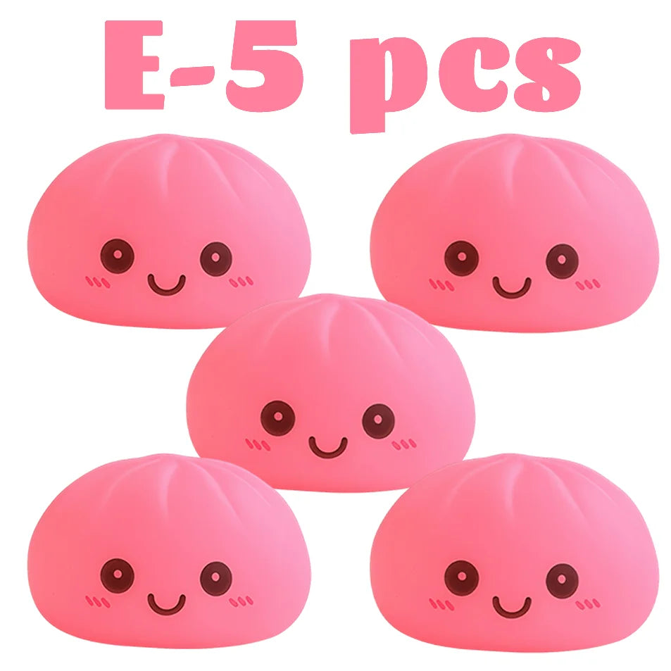 Dumpling Night Light, 8cm LED Cute Desktop Lamp