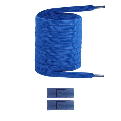 No Tie Shoe Laces with Press Lock Elastic Flat Shoelaces