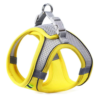 Reflective Pet Harness – Breathable Adjustable Vest & Leash Set
