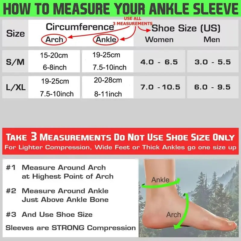 Ankle Compression Sleeve for Sports Support and Everyday Comfort
