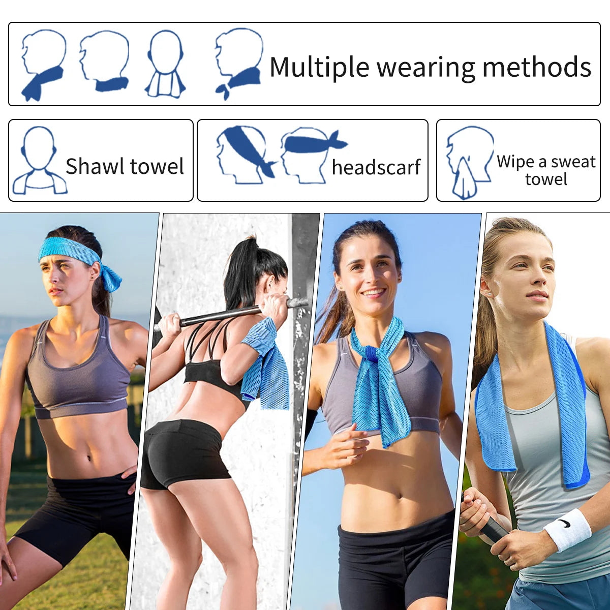 Cooling Towel – Portable Quick Dry Sports and Fitness Towel