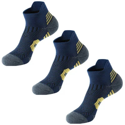 Non-Slip Running Socks – 3 Pairs Quick-Dry Athletic Sports Socks