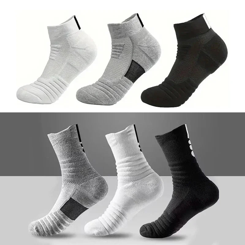Men's Soccer Socks – Breathable Anti-Slip Sports Socks EU 39-45