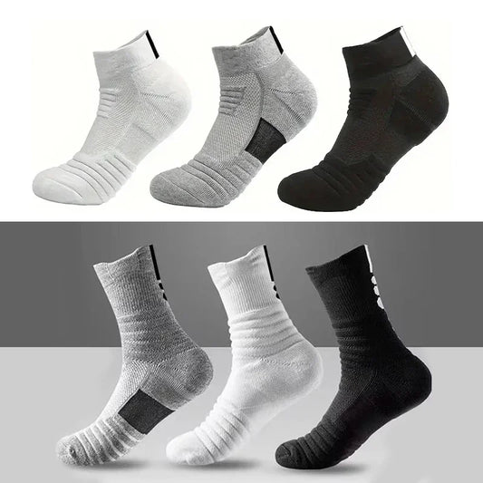 Men's Soccer Socks – Breathable Anti-Slip Sports Socks EU 39-45