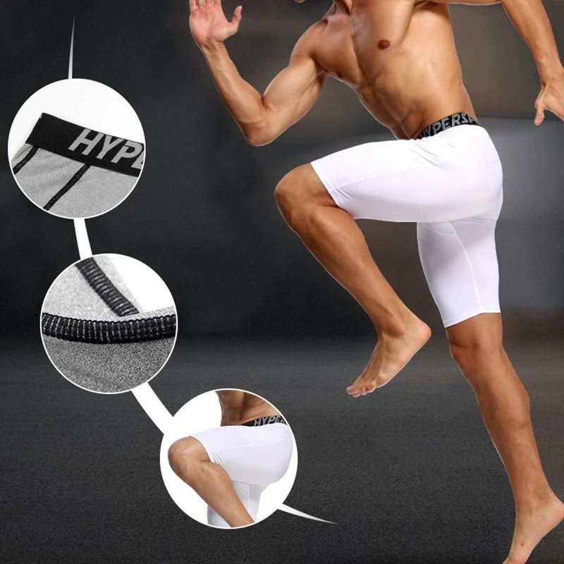 Men's Compression Shorts for Running Gym Workout and Training