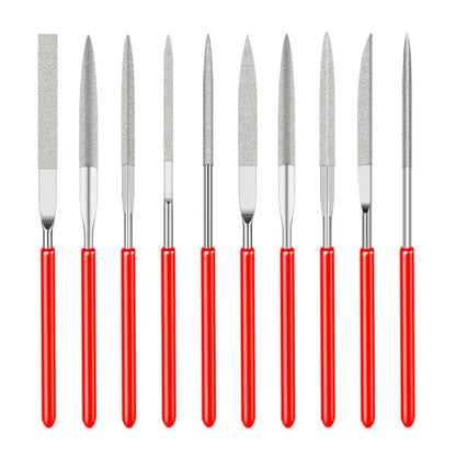 Diamond Needle File Set – 10-Piece Mini Files for Craft and Metalwork