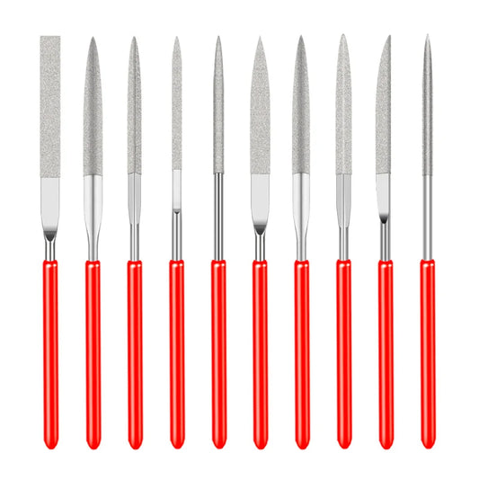 Diamond Needle File Set – 10-Piece Mini Files for Craft and Metalwork