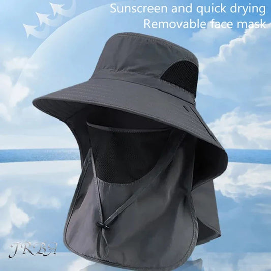 Sun Hat with Neck Flap for Fishing, Hiking & Outdoor Activities