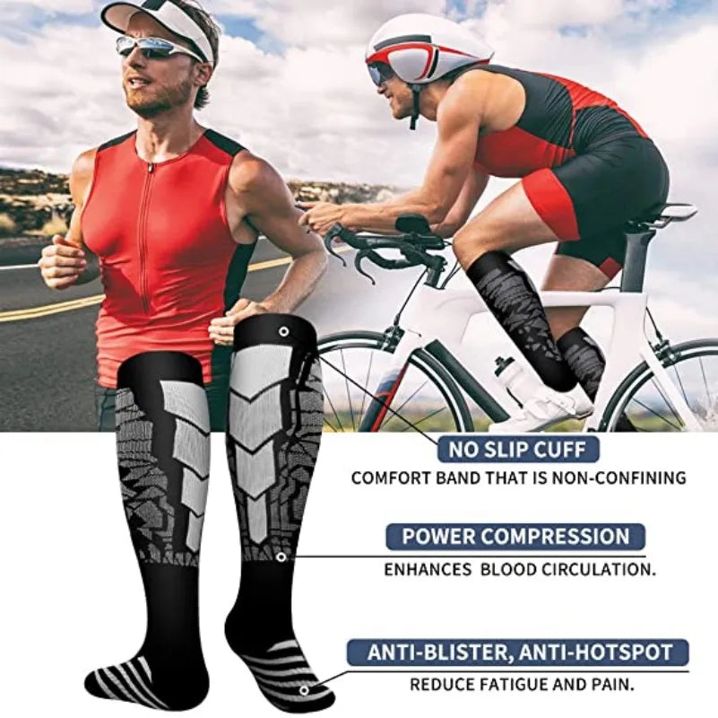 20-30 mmHg Compression Socks for Running, Travel and Sports