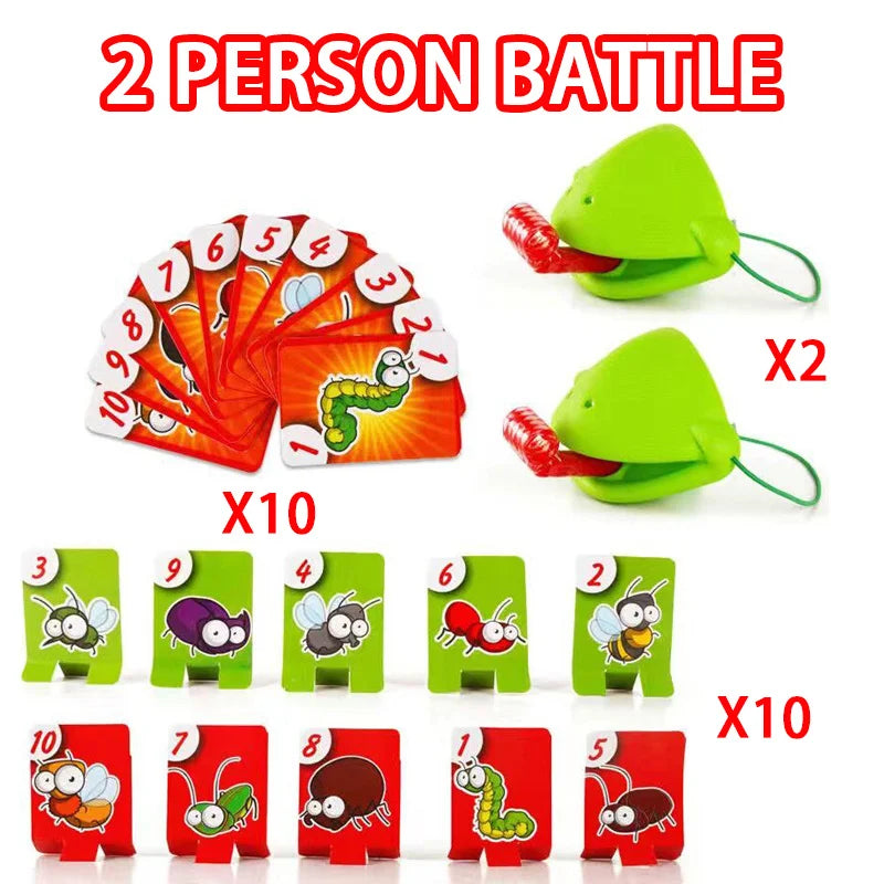 Frog Tongue Game – Funny Card Board Game for Family Parties