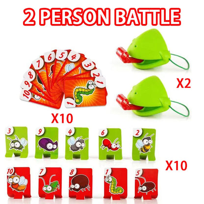Frog Tongue Game – Funny Card Board Game for Family Parties