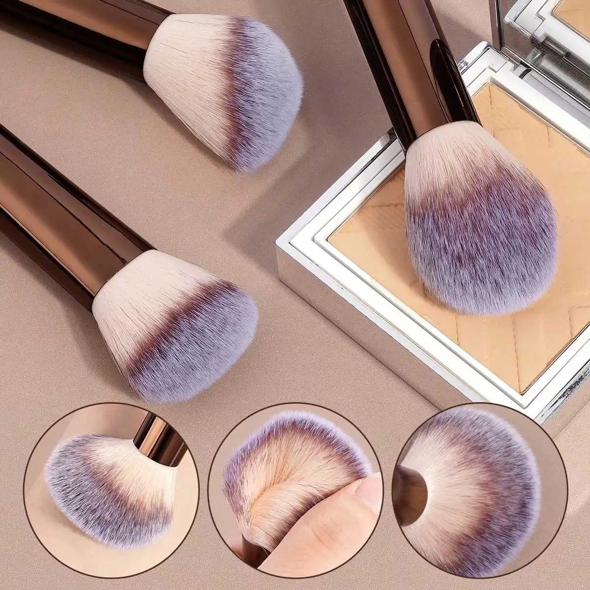 13PCS Makeup Brush Set – Foundation, Concealer, Powder & Eyeshadow Brushes