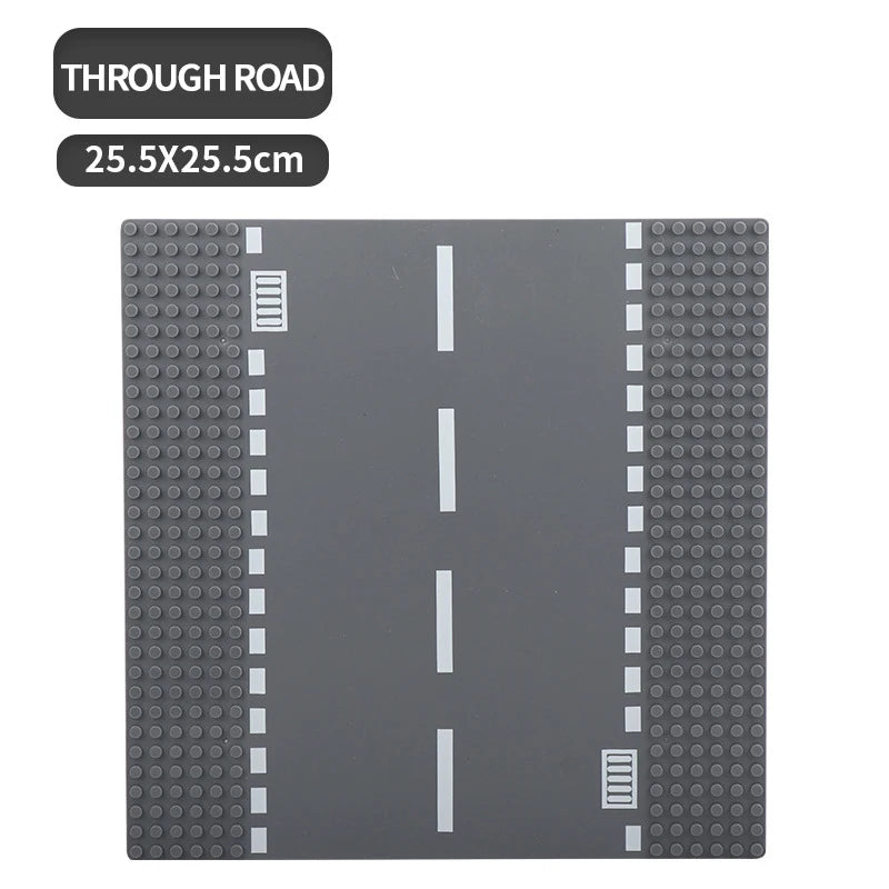Base Plate 32*32 Building Block Sets City View Traffic Road Figures Construction Toys Bricks Dots Plastic Baseplates For Youths
