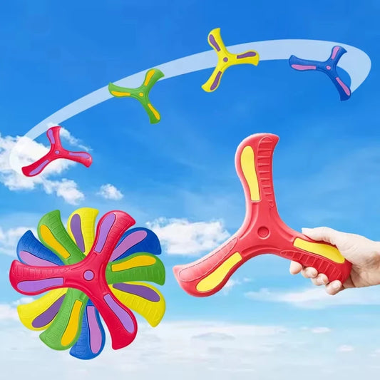 Light Up Boomerang – Soft Foam Flying Disc for Outdoor Play