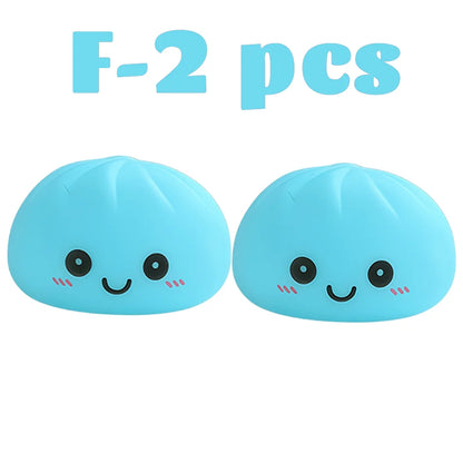 Dumpling Night Light, 8cm LED Cute Desktop Lamp