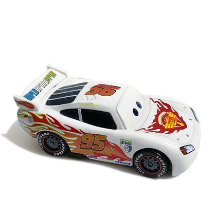 Cars 2 Cars 3 Lightning McQueen Mater Sheriff Flo Ramone Alloy Cars 1:55 Metal Die Casting Model Cars Toys Birthday Gifts
