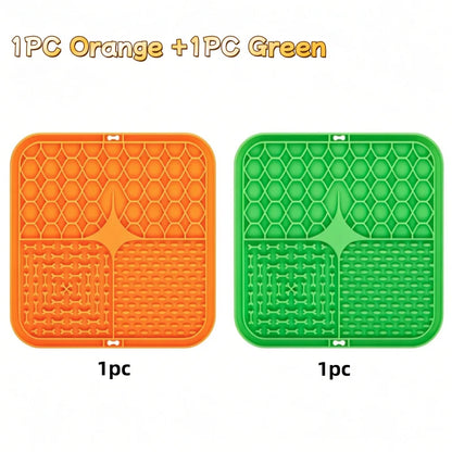 Dog Lick Mat for Slow Feeding, Training and Bath Time Distraction