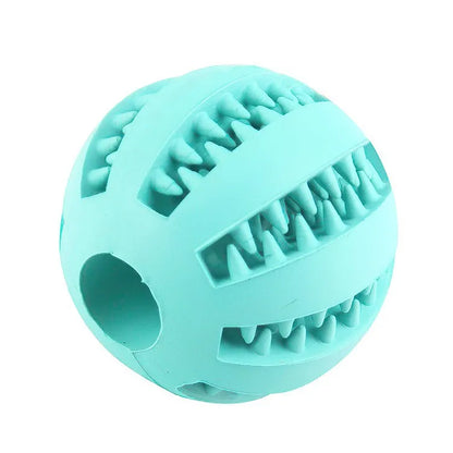 Dog Treat Dispensing Ball – Rubber Chew Toy for Dogs & Puppies