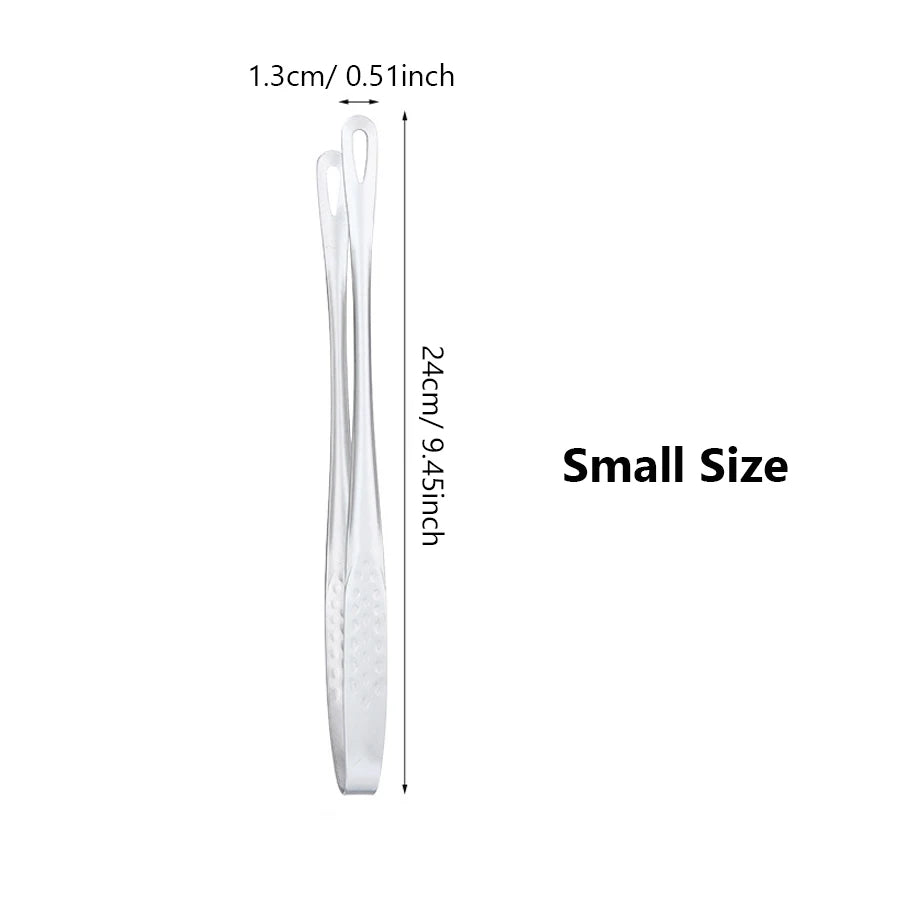 Stainless Steel Kitchen Tongs for BBQ, Cooking & Serving