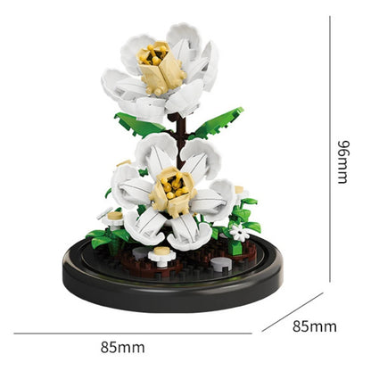 Flower Building Blocks – Micro DIY Lily & Rose Model Kit